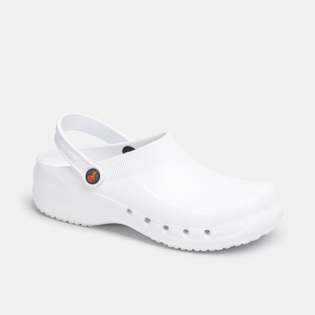 zuecos sanitarios blanco enfermera enfermero hombre mujer dian